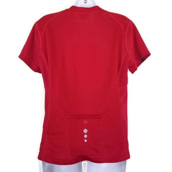 Nwt 2007 Pearl Izumi Womens Medium 1/2 Zip Red Boulder Bike Top Jersey $59.95 - Picture 3 of 11